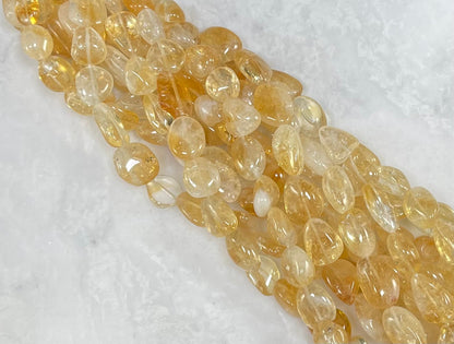 Citrine Nugget Strands