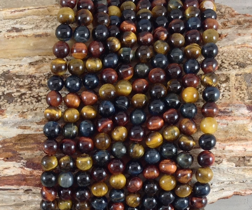3-Color Tiger Eye Round