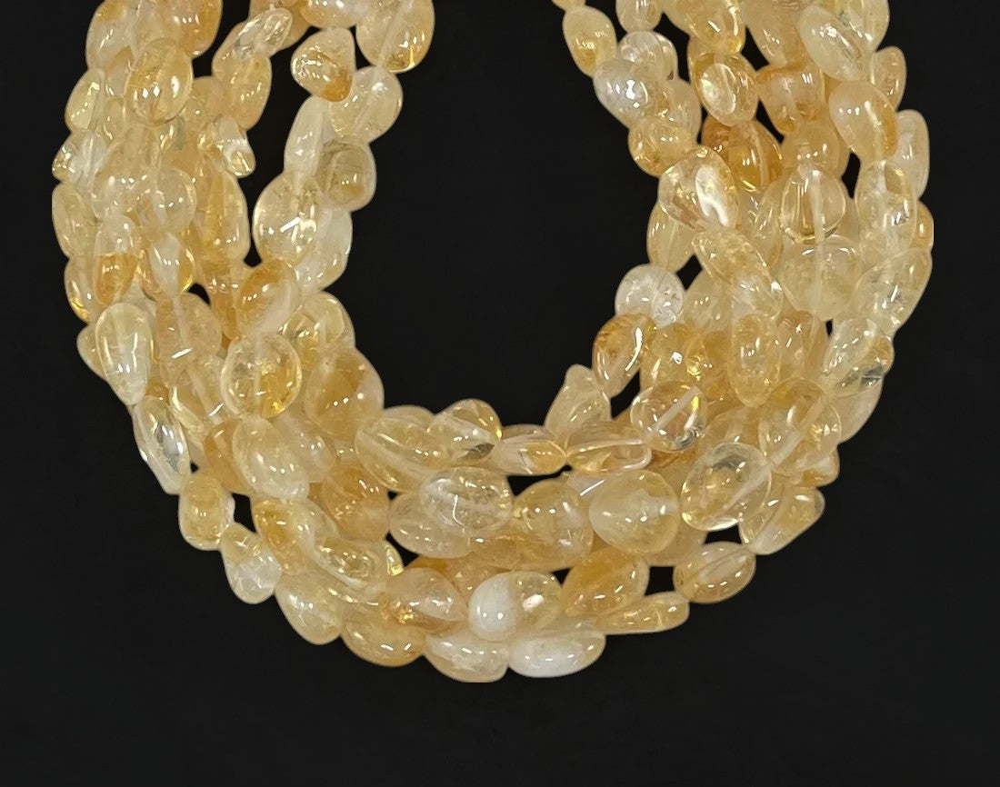 Citrine Nugget Strands