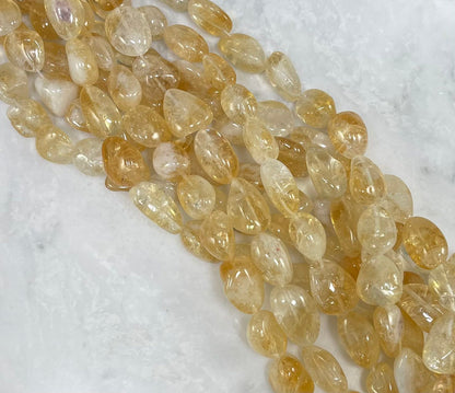 Citrine Nugget Strands